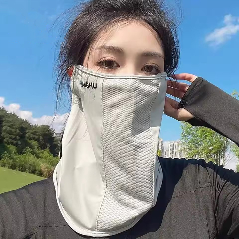 Sports Mask Breathable - 1 ชิ้น หน้ากากป้องกันแสงแดด หน้ากากตาข่ายระบายอากาศได้ หน้ากากคล้องหู ยืดหยุ่น