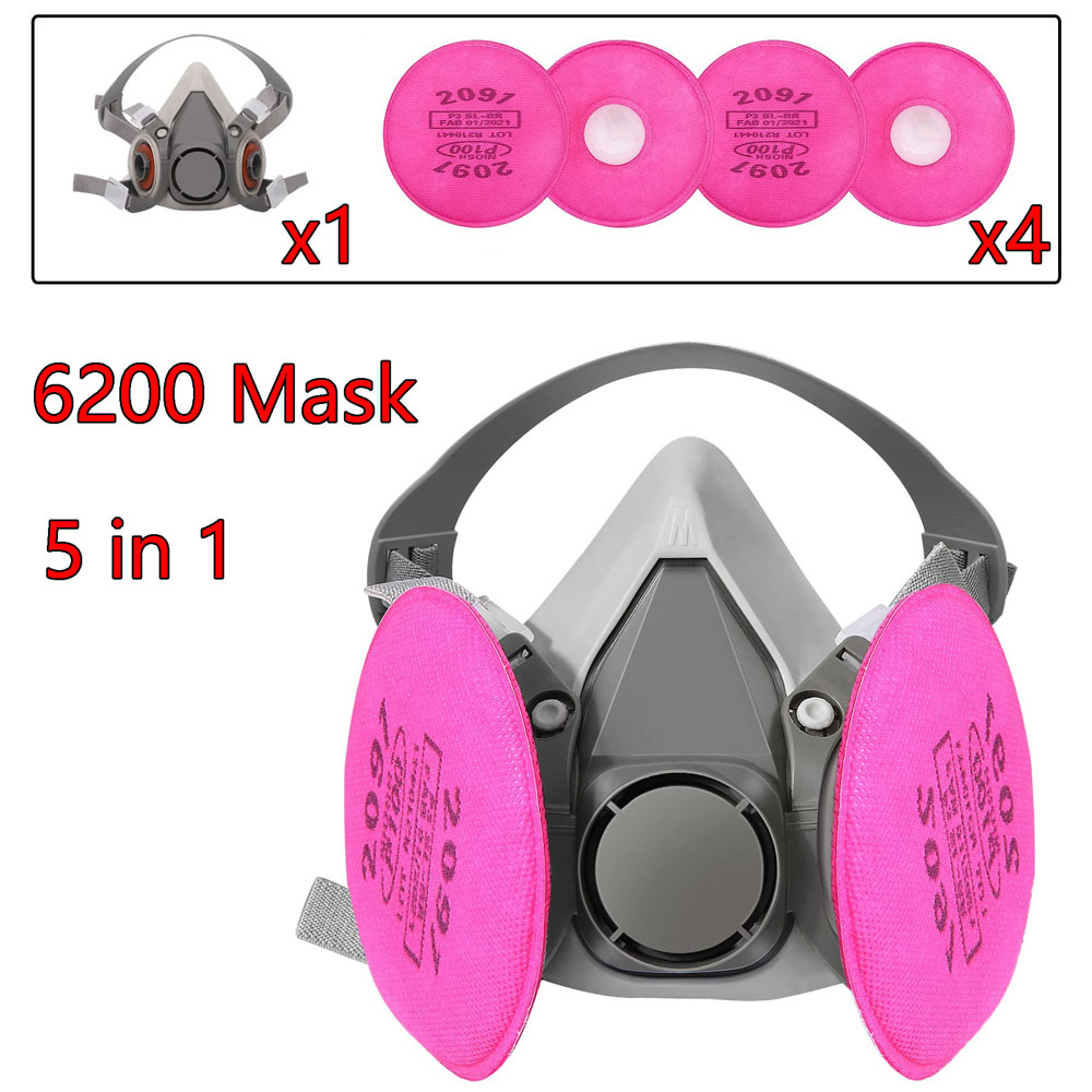 หน้ากากป้องกันแก๊สพิษ 6200 ชุด - Face Mask Storage Box บทวิจารณ์และราคา