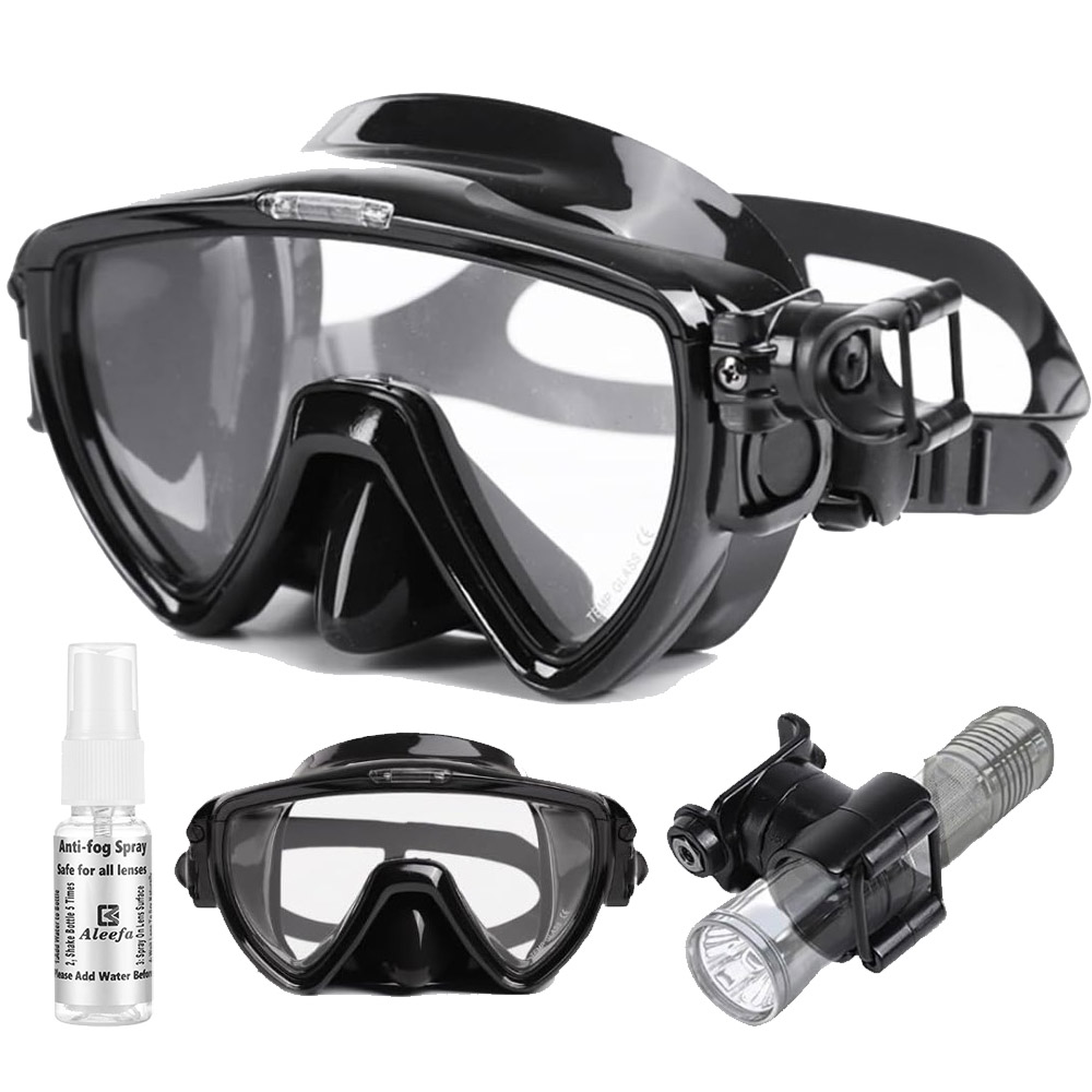 หน้ากากดำน้ำพร้อมที่ยึดไฟฉาย,  - Silicone Mask Bracket บทวิจารณ์และราคา